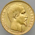 C88. Francja, 20 franków 1858A, Napoleon III, st 2