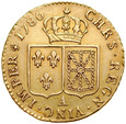 C324. Francja, Louis d'or 1786 A, Ludwik XVI, st 3+