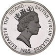 D92. Virgin Island, 20 Dollar 1985, Elzbieta II, st L