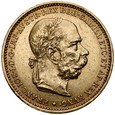 C7. Austria, 20 koron 1893, Franz Josef, st 2