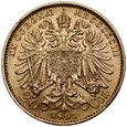 C7. Austria, 20 koron 1893, Franz Josef, st 2