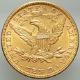 C18. USA, 10 dolarów 1890, Liberty, st 3