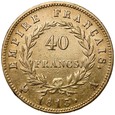 C7. Francja, 40 franków 1812 A, Napoleon I, st 3+