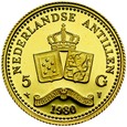D29 Antyle Holenderskie, 5 guldenów 1980, Beatrix, st L