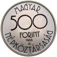 C323. Węgry, 500 forintów 1988, Footbol, st 1