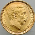 B12. Dania, 10 koron 1913, Christian X, st 1-