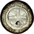 C327 Denar krzyżowy XI w., Av.: Krzyż kawalerski, Rv.: Krzyż prosty
