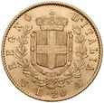 B72. Włochy, 20 lirów 1865, Don Vitto, st 3-2