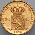 C6. Holandia, 10 guldenów 1876, Wilhelm st 2+