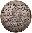D209. Trojak ryski 1596, Zyg III, st 3