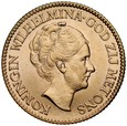 Holandia, 10 guldenów 1927, Wilhelmina, st 1-