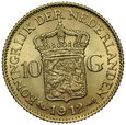 D67. Holandia, 10 guldenów 1912, Wilhelmina, st 1