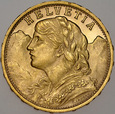 C17. Szwajcaria, 20 franków 1930, Heidi, st 1-