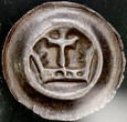 S903. Zakon Krzyżacki, Brakteat, Krzyż, NGC Au58