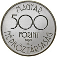 A88. Węgry, 500 forintów 1989, Footbol, st 1