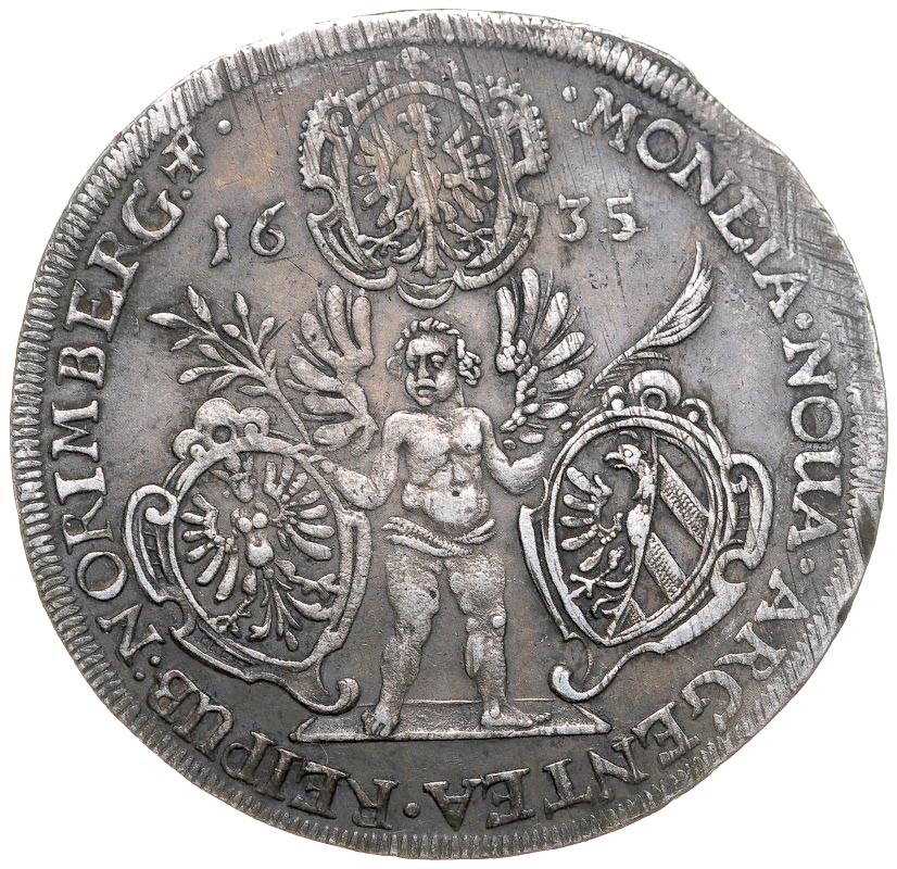 C69. Nurnberg, Talar 1635, Ferd III, st 3+