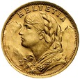 B32. Szwajcaria, 20 franków 1947, Heidi, st 1