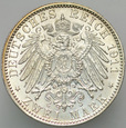 C162. Niemcy, 2 marki 1911, Bayern, st 2