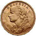 D48. Szwajcaria, 20 franków 1904, Heidi, st 2+