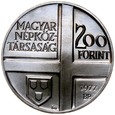 D277. Węgry, 200 forintów 1977, Jozsef Rippl-Ronai, st 1-