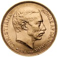 B7. Dania, 20 koron 1913, Christian X, st 1-