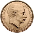 B96. Dania, 20 koron 1916, Christian X, st 1-/1