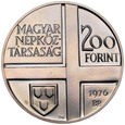 Węgry, 200 forintów 1977, Set pisarze, 6 szt st 1-