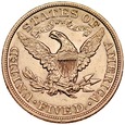 B57. USA, 5 dolarów 1908, Liberty, st 2-