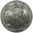 D313. USA, Dolar 2006, Statua, st 1-, uncja srebra