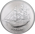 Wyspy Cooka, Dollar 2009, Okręt. st 1