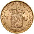 Holandia, 10 guldenów 1912, Wilhelmina, st 2-1