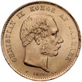 C374. Dania, 20 koron 1876, Christian IX, st 1-