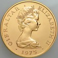 C163. Gibraltar, 100 funtów 1975, Elzbieta II, st 1
