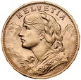 B83. Szwajcaria, 20 franków 1930, Heidi, st 2
