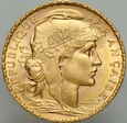 B7. Francja, 20 franków 1905, Kogut, st 2+