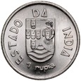 c393. Indie Portugalskie, Rupia 1935, st 1