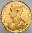 C73. Belgia, 20 franków 1914, Albert, st 2/2+
