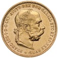 D45. Austria, 10 koron 1906, Franz Josef, st 2-/2