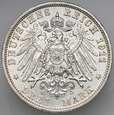 C397. Niemcy, 3 marki 1911, Prusy, st 2