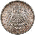C418. Niemcy, 3 marki 1913, Uniform, st -1/1