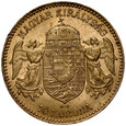 B63. Węgry, 10 koron 1910, Franz Josef, st 2