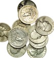 USA, 25 centów, srebro, 3 uncje srebra