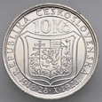 C387. Czechosłowacja, 10 koron 1928, Masaryk, st 1-
