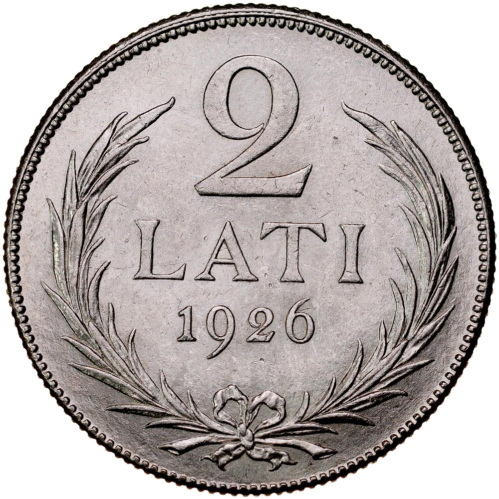 C176. Łotwa, 2 laty 1926, Republika, st-1