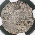 S904. Trojak koronny 1598, Olkusz, Zyg III, NGC UNC