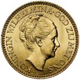 B95. Holandia, 10 guldenów 1925, Wilhelmina, st 1-