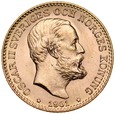 B71. Szwecja, 10 koron 1901, Oskar II, st 1