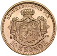 B71. Szwecja, 10 koron 1901, Oskar II, st 1