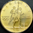 USA, 10 dolarów 1984, Olimpiada, st 1