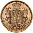 C45. Dania, 10 koron 1913, Christian X, st 2-1
